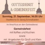 Erntedank Plakat 2025